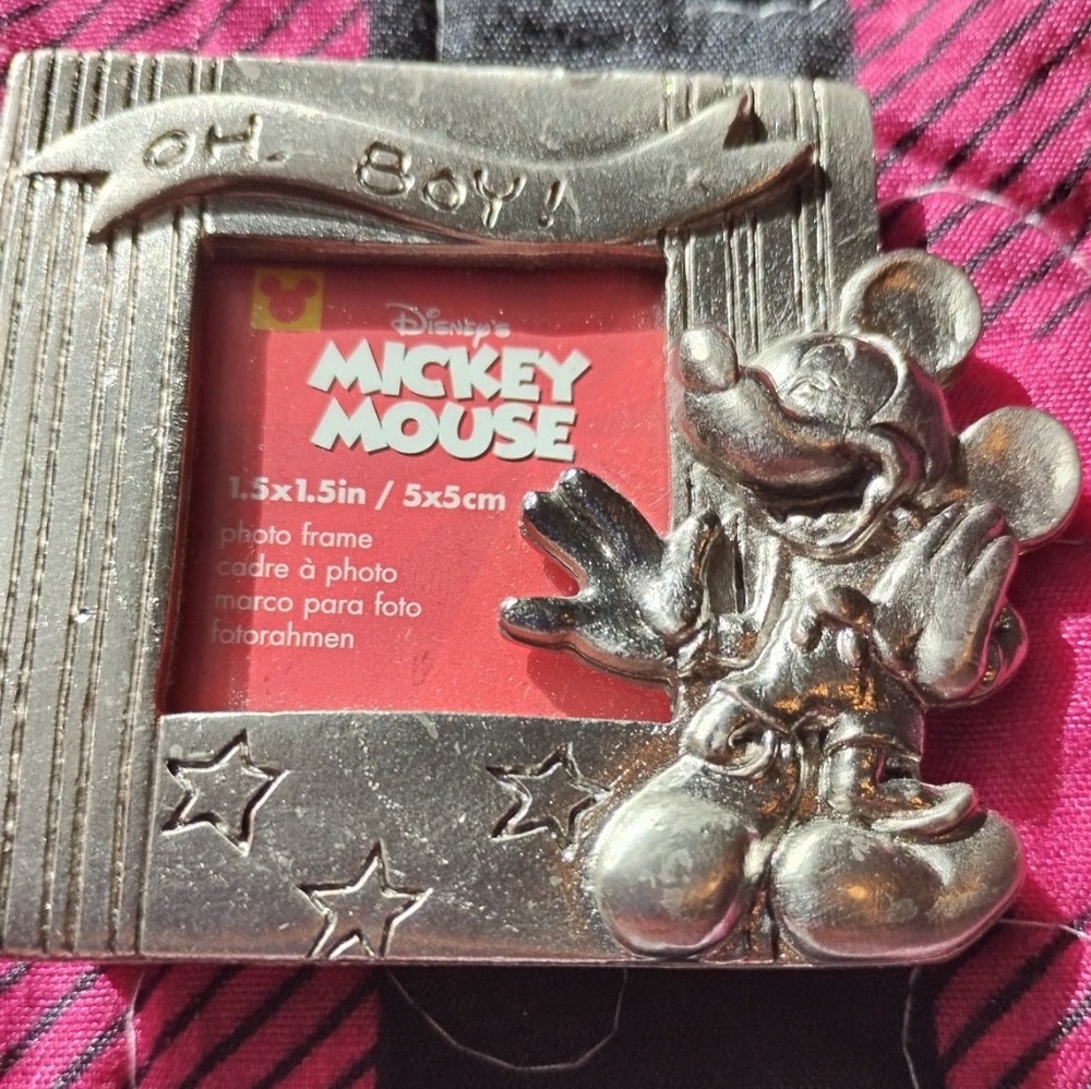 Disney Mickey Mouse Silver Photo Frame - Picture 2 of 12